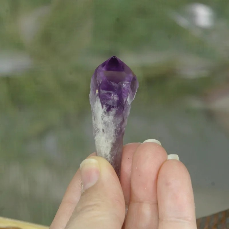 Natural Bahia Amethyst Scepter Amethyst Point Raw Amethyst Points Raw