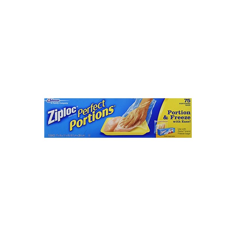 Ziploc Perfect Portions Food Storage Bag (3 Pack)