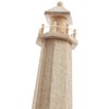 Rayher Lighthouse Wooden Height 25 cm Nautical Mediterranean Decoration Decorative