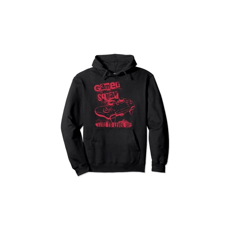 Gamer Squad - Graffiti Graphic Pullover Hoodie