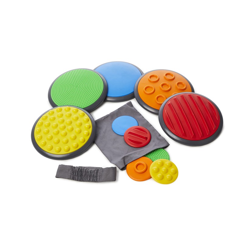 GONGE Tactile Sensory Discs - Starter Set - 10 Textured