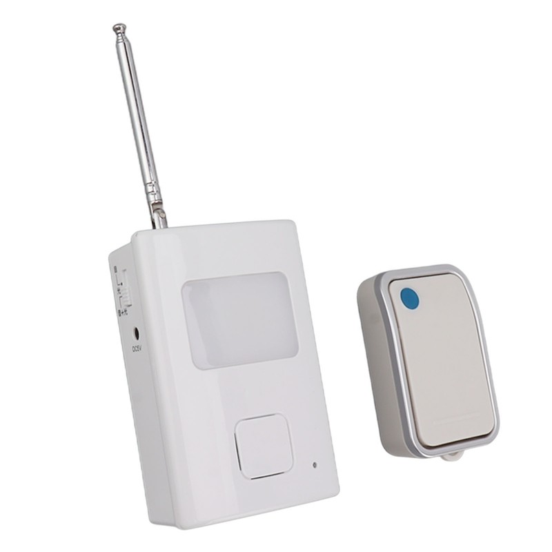 Wireless Doorbell with 1 Transmitter and 1 Receiver Flash LED