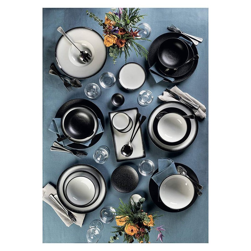 Maxwell & Williams Caviar Granite AX0263 Oval Bowl, Premium Ceramic,