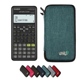 Casio fx-570ES Plus 2nd Edition with Protective Case by WYNGS in Turquoise - Basic Set (English)