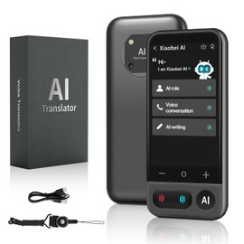 AI Assistant Device Powered by ChatGPT, Preset & Custom Chatbot Roles, AI Writing and Conversation, Smart Recording, Voice & Image Translation (Subscription Needed for AI Feature)