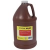 School Smart Tempera Paint, Brown, 1 Gallon Bottle