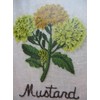 Mustard Needlepoint Embroidery Kit 4" x 5"