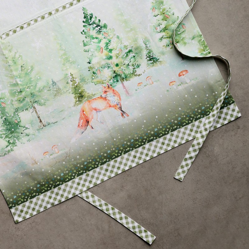 Maison d' Hermine Winter Mornings 100% Cotton 1 Piece Kitchen