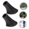 SUPVOX 30pcs Non-Slip Trekking Poles Tips Replacement Walking Poles Crutch