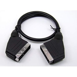 POPESQ® SCART Cable Premium SCART Connector - SCART Connector 0.6 m Black #A2863