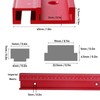 45 Type Woodworking Chute Aluminum Alloy Guide Rail Push Handle