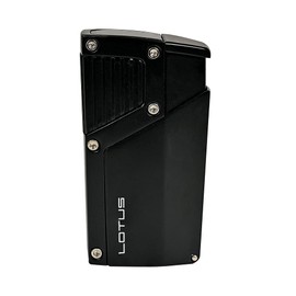 Lotus Czar Quad Torch Lighter with Punch (Black)