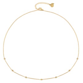 Happiness Boutique Women Delicate Rhombus Necklace in Gold Colour | Dainty Chain Necklace Geometric Stainless Steel Jewellery