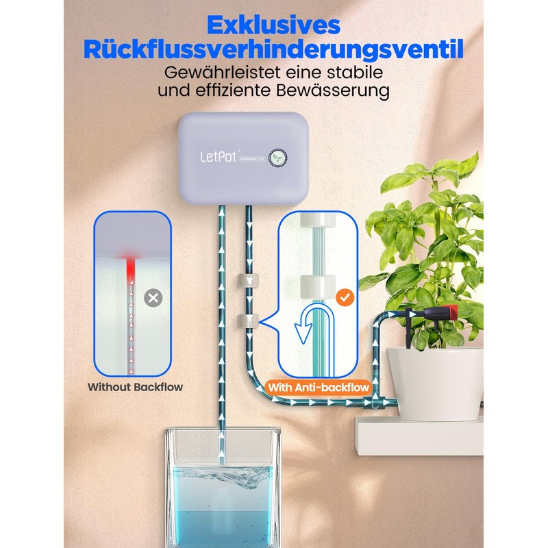 LetPot Automatic Watering System for Potted Plants, [WiFi & App