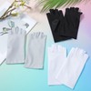 CIATBYYJ 3 Pairs UV Protection Gloves, Summer Fingerless Sun Protection