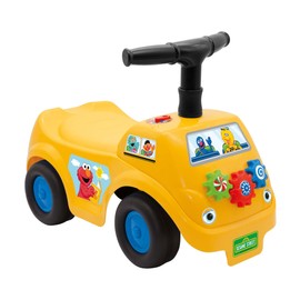 Kiddieland: Lights N' Sounds: Ride-On - Elmo - Sesame Street Interactive Foot to Floor Toy Vehicle, Folding Handle Bar, Toddlers, Ages 12-36 Months