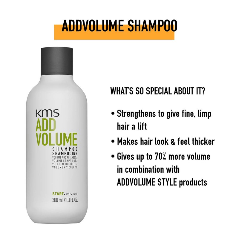 KMS Add Volume Shampoo 300ml - Old Packaging