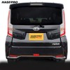 HASEPRO NRDD-1RED Magical Carbon NEO Rear Center Accent Garnish, D-Shaped,