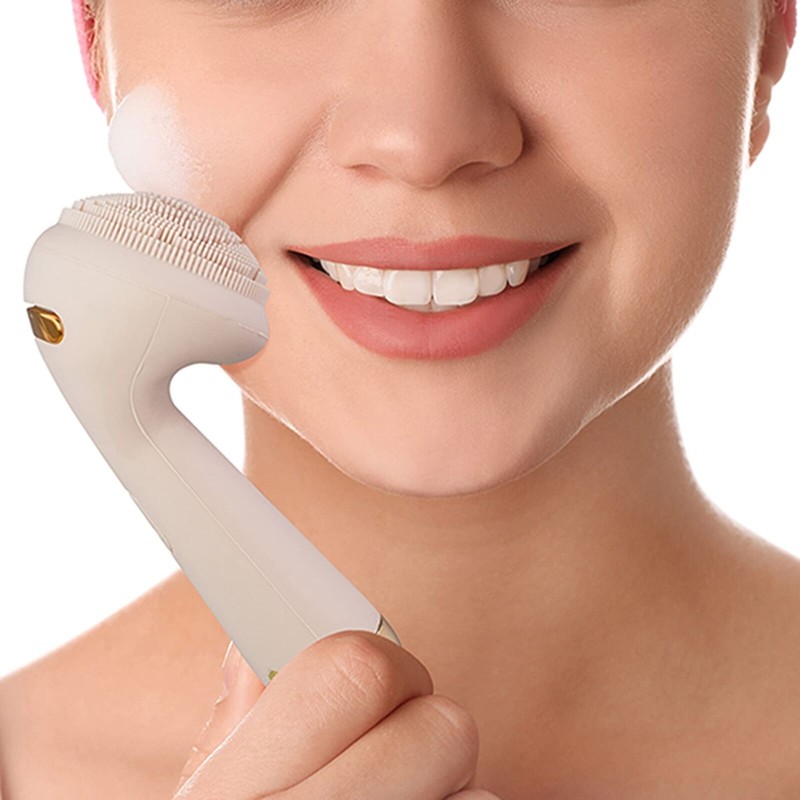 Flawless Silicone Facial Cleansing Brush -Sonic Face Cleanser & Massager