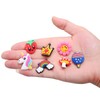 TANSWEET 30,50,100,125 pcs PVC Random Different Shape Shoe Charms for