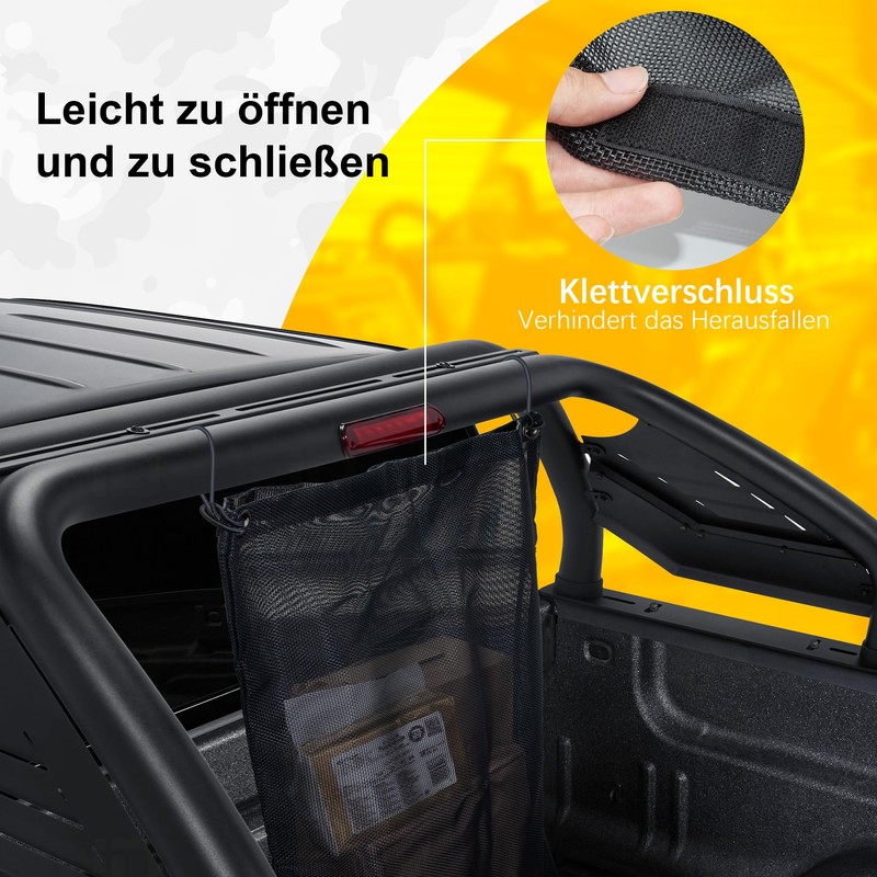 ZOSANY UTV ATV Garbage Bag Universal Vinyl Mesh Garbage Bag