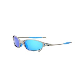 Colombo Collective Metal Alloy Unisex Sunglasses – UV Protection for Men & Women - Polarized Light Blue Lenses