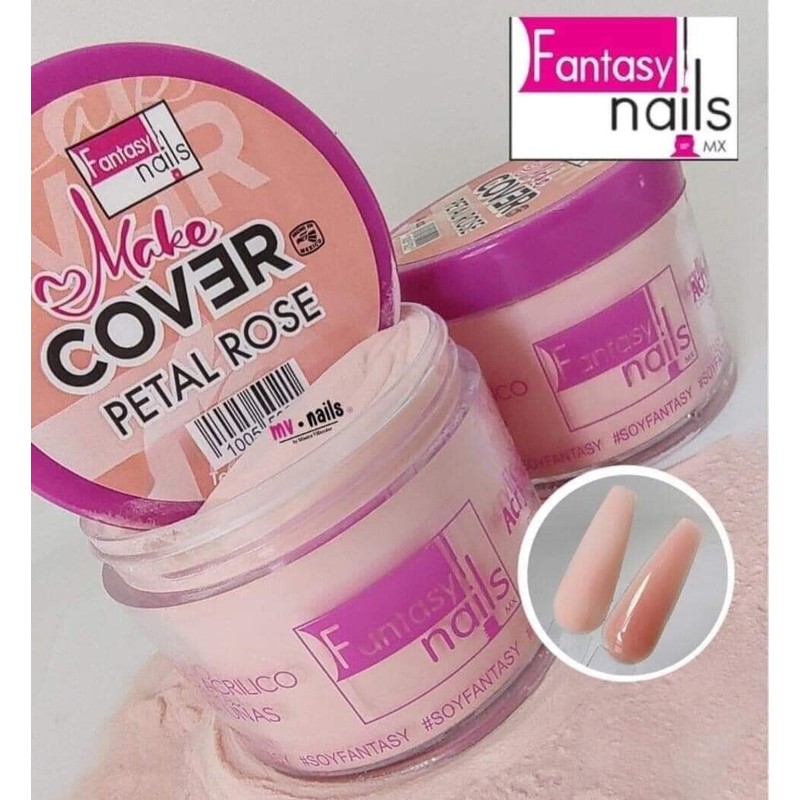 Fantasy Nails Make Cover Petal Rose 2 oz Acrylic Powder