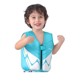 INIGGII Child Swim Vest, Swim Jacket for Baby, Infant Swim Trainer Vest for 38-55 lbs (Age 5-7 Years Old Boys) with Adjustable Safety Strap