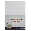 A4 White Card: 30 Sheets