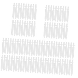 Ciieeo Pack of 100 Marking Pen Tips, Felt Tip Pens with Fine Tip Tips for Colouring Pencils, Sketching Colour Markers, Marker Pen Dots, Colours, Replacement Parts, Student Brush, Nylon, White