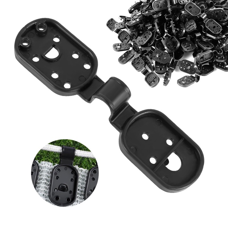 Abizarch 100Pcs Shade Cloth Plastic Clips Bird Netting Cloth Fix