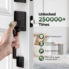 MAXECURITY Bronze Front Door Lock Set, Modern Exterior Door Handle