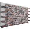 EverStone Aged Brick Faux Brick Panel, 46 7/8"W x 27"H