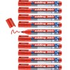 edding 360 Whiteboard Markers - Red - 10 Whiteboard Pens