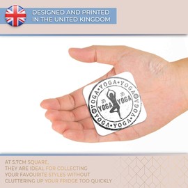 Fridge Magnet bw - Yoga Meditation #39819