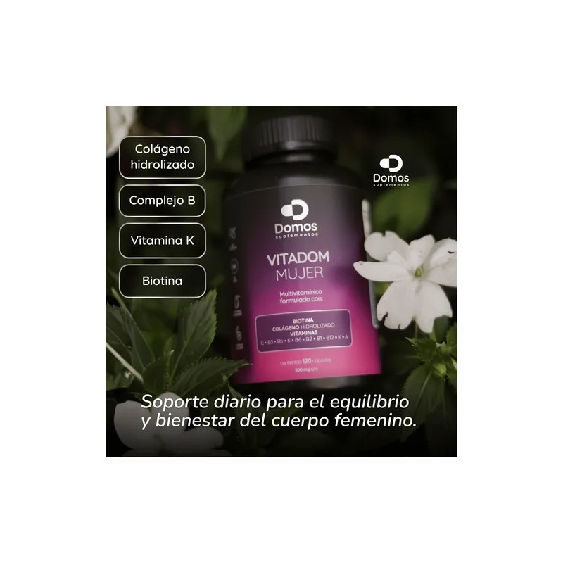 Domos Multivitaminico Mujer Vitadom 120 Cápsulas
