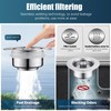 Kitchen Sink Drain Strainer, 4 in 1 All Stainless Steel
