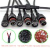 dstfuy Waterproof Connector 2 Wire,16AWG 2Pin Male Female Plug LED