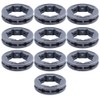 Gubeter 10pcs 22mm 3/8" 7T Sprocket Rim Std Kit for