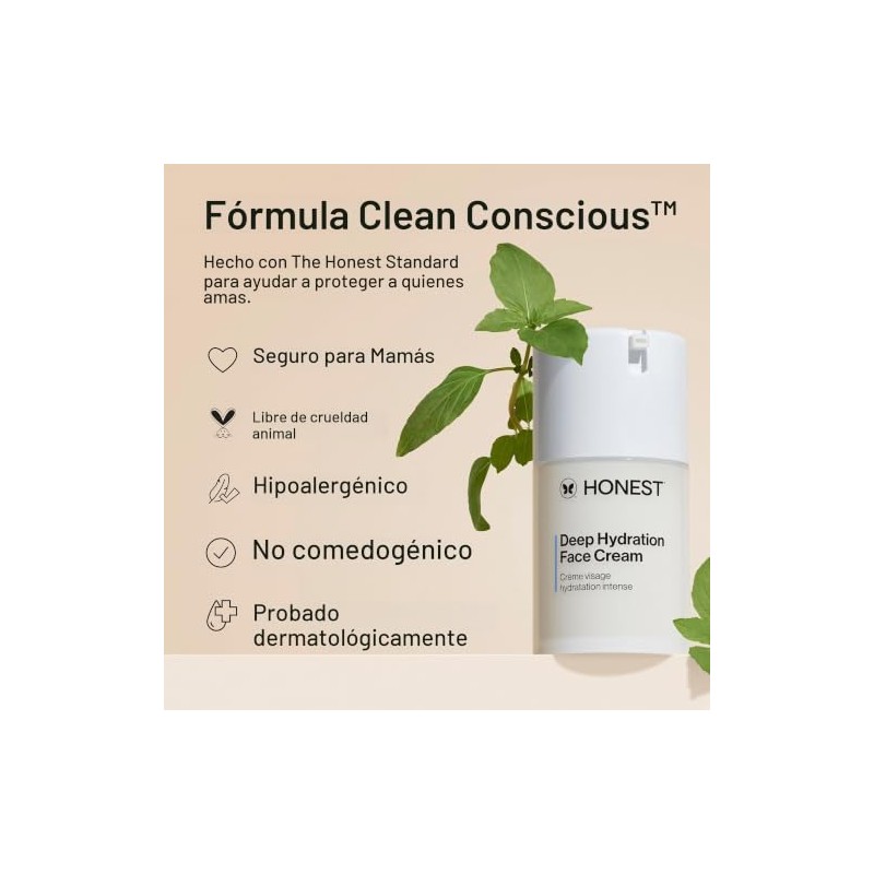 Honest 4346004732 The Company Deep hydration face cream, 50,27 mililitros