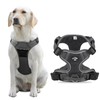 Light Up Dog Harness, Adjustable No Pull Reflective Vest with