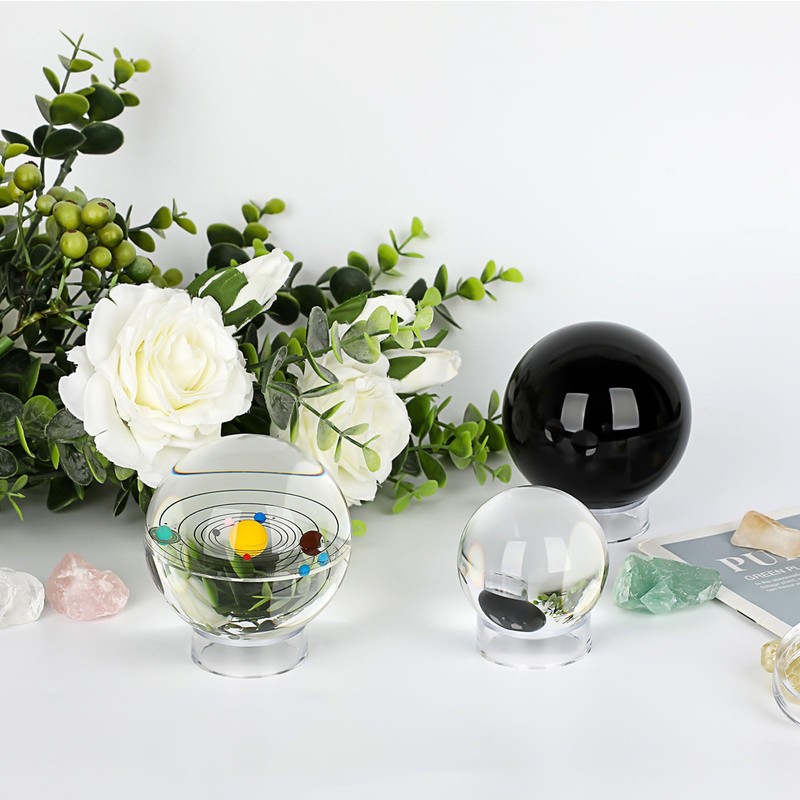 Hipiwe 12Pcs Sphere Hoder Stand Clear Sphere Display Stand Holder