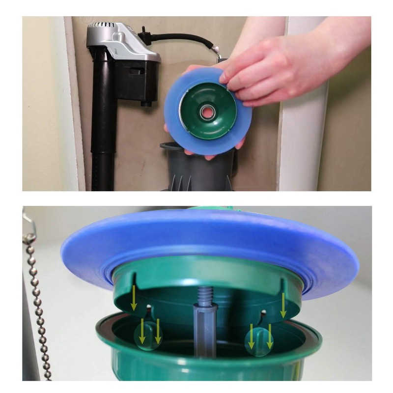 Hibbent 2 Pack Toilet Flush Valve Seal, Upgraded Silicone Material