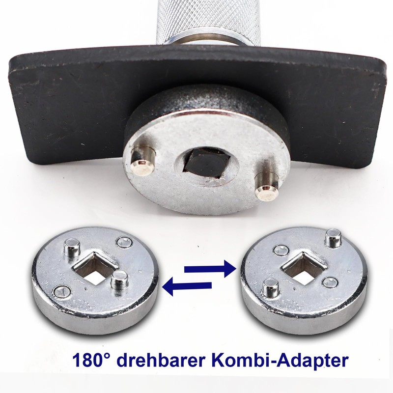 DASBSTE 5-Piece Universal Brake Piston Reset Set, Right-Hand Rotating Piston