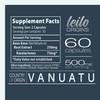 LEILO Kava Root Capsules | 500mg of Noble Extract/Serving to
