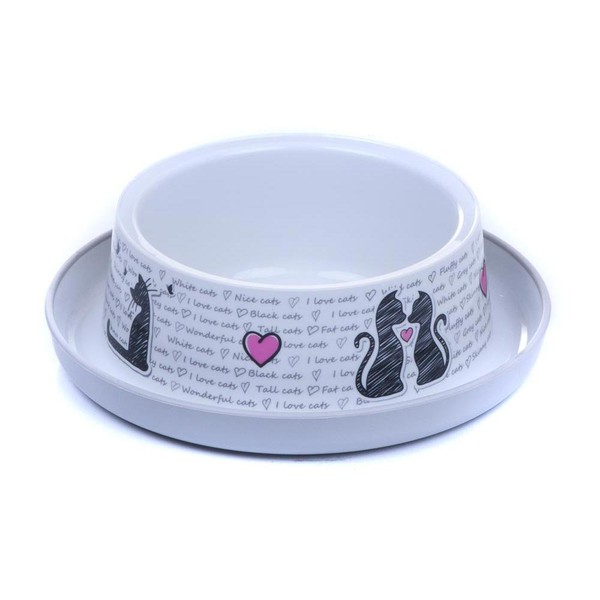 Plastic Bowl 350 ml Trendy White