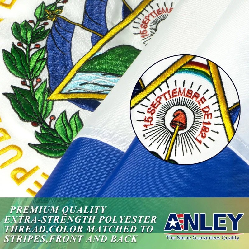 Anley EverStrong Series Cuba Flag 3x5 Ft Nylon Embroidered Cuban