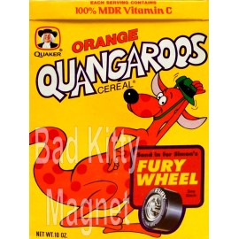 Quaker Quangaroos Cereal Box High Quality Metal Fridge Magnet 3x4 7556