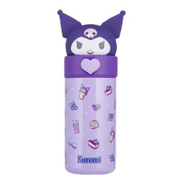 Everyday Delights Kuromi Stainless Steel Insulated Water Bottle 350ml - Purple