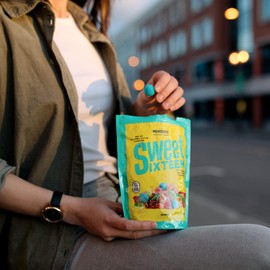 Sweet Sixteen ORIGINAL Candies, Assorted Flavorful Chewy Gummies and Jujubes Classic Candy Mix, Peanut and Nut-Free - 400 g